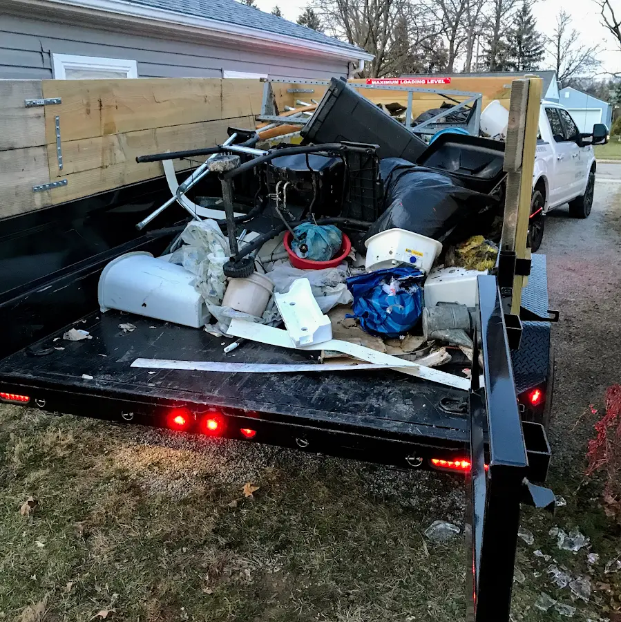 Roll-off dumpster delivered to a residential driveway in Southchase